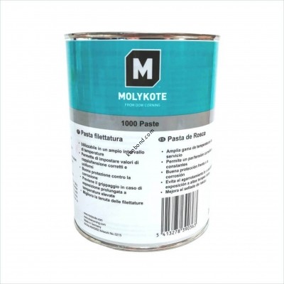 MOLYKOTE 1000 Paste高溫螺栓聯(lián)接用固體潤滑油膏